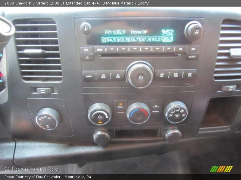 Dark Blue Metallic / Ebony 2008 Chevrolet Silverado 1500 LT Extended Cab 4x4