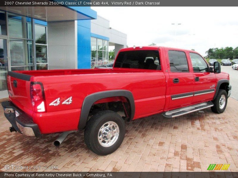 Victory Red / Dark Charcoal 2007 Chevrolet Silverado 2500HD Classic LT Crew Cab 4x4