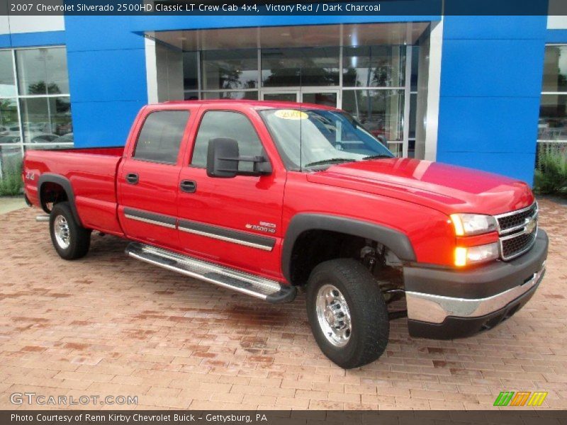 Victory Red / Dark Charcoal 2007 Chevrolet Silverado 2500HD Classic LT Crew Cab 4x4
