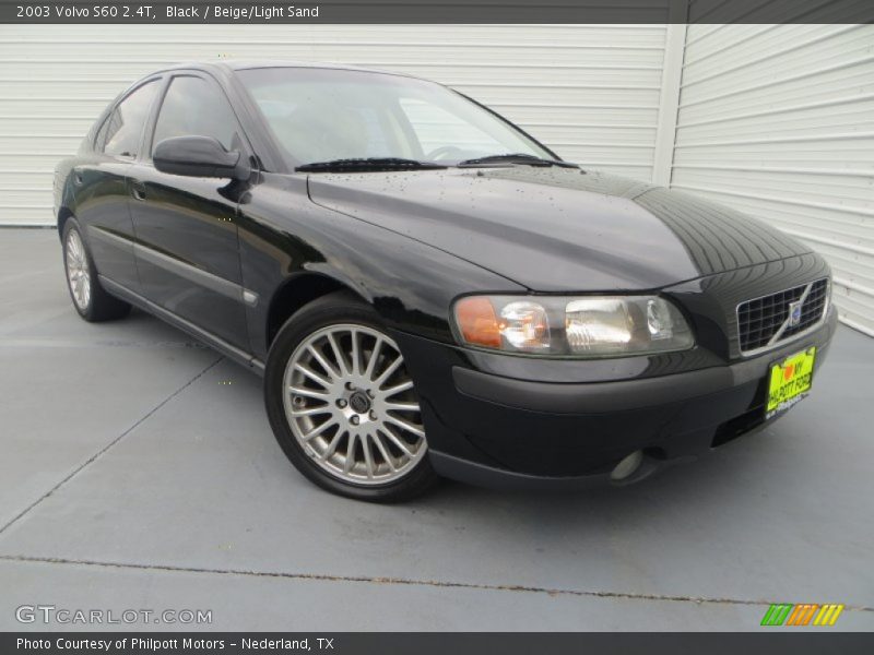 Black / Beige/Light Sand 2003 Volvo S60 2.4T