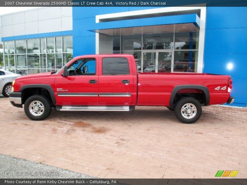 Victory Red / Dark Charcoal 2007 Chevrolet Silverado 2500HD Classic LT Crew Cab 4x4