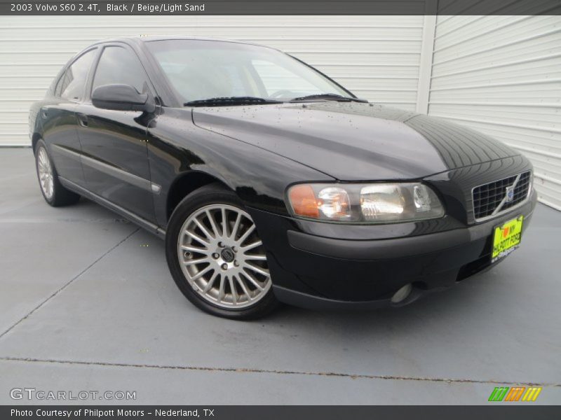 Black / Beige/Light Sand 2003 Volvo S60 2.4T