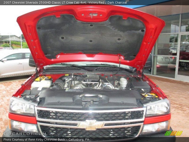 Victory Red / Dark Charcoal 2007 Chevrolet Silverado 2500HD Classic LT Crew Cab 4x4
