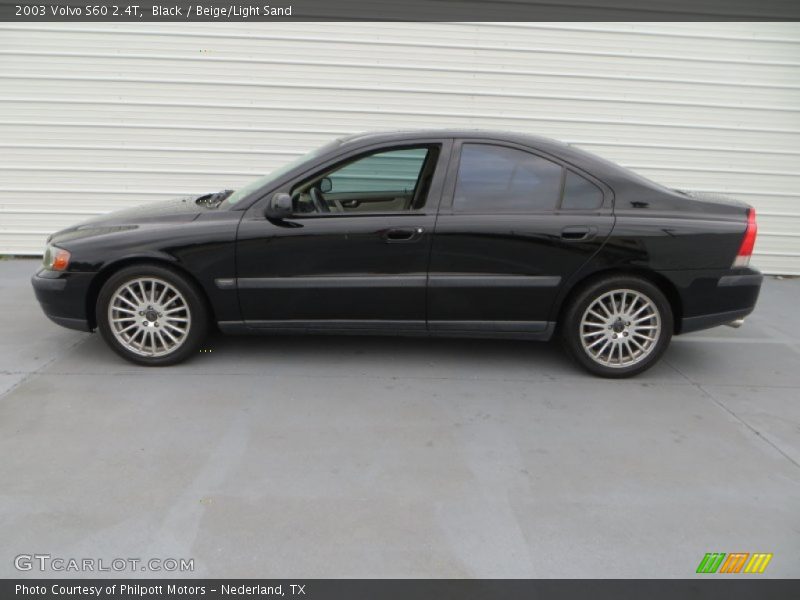 Black / Beige/Light Sand 2003 Volvo S60 2.4T