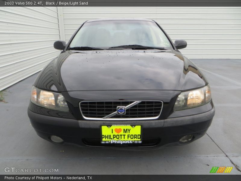 Black / Beige/Light Sand 2003 Volvo S60 2.4T