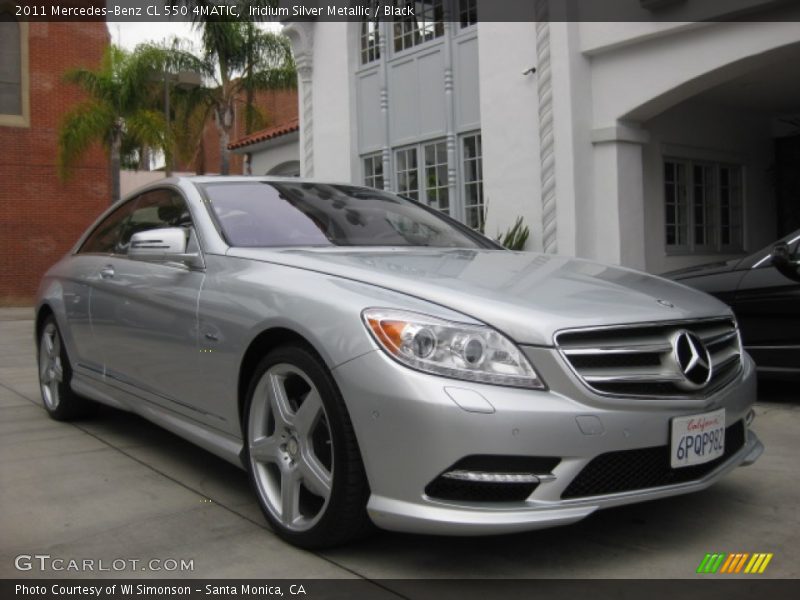 Iridium Silver Metallic / Black 2011 Mercedes-Benz CL 550 4MATIC