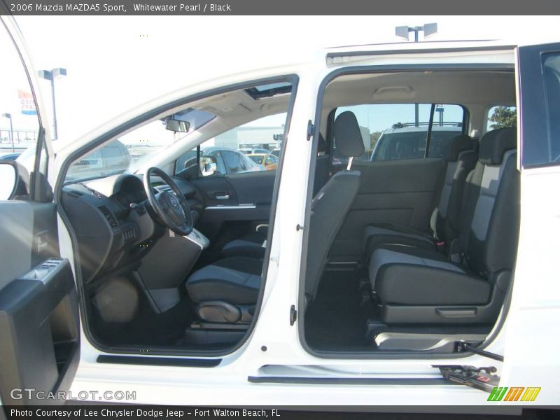 Whitewater Pearl / Black 2006 Mazda MAZDA5 Sport