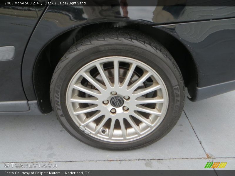 Black / Beige/Light Sand 2003 Volvo S60 2.4T