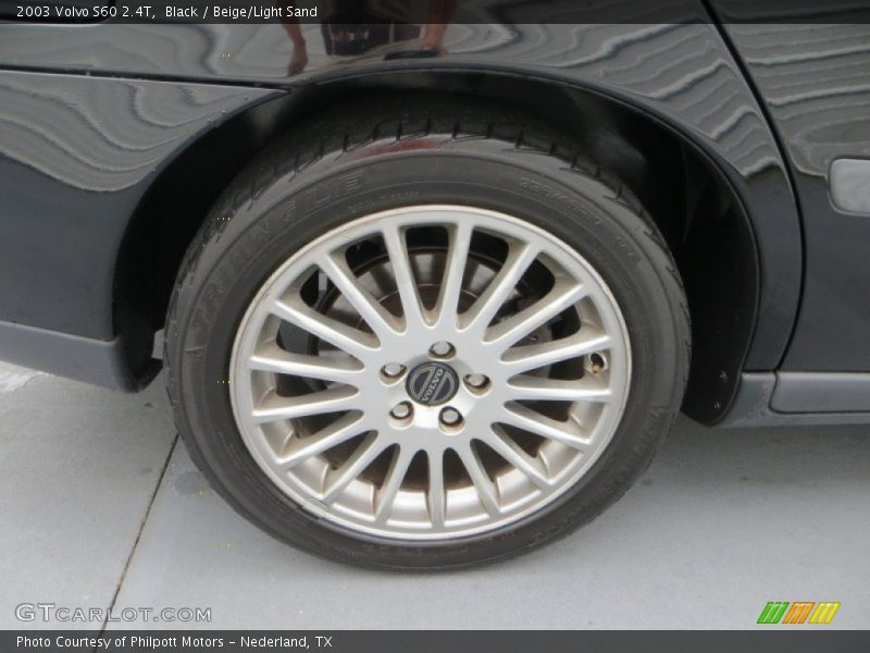 Black / Beige/Light Sand 2003 Volvo S60 2.4T