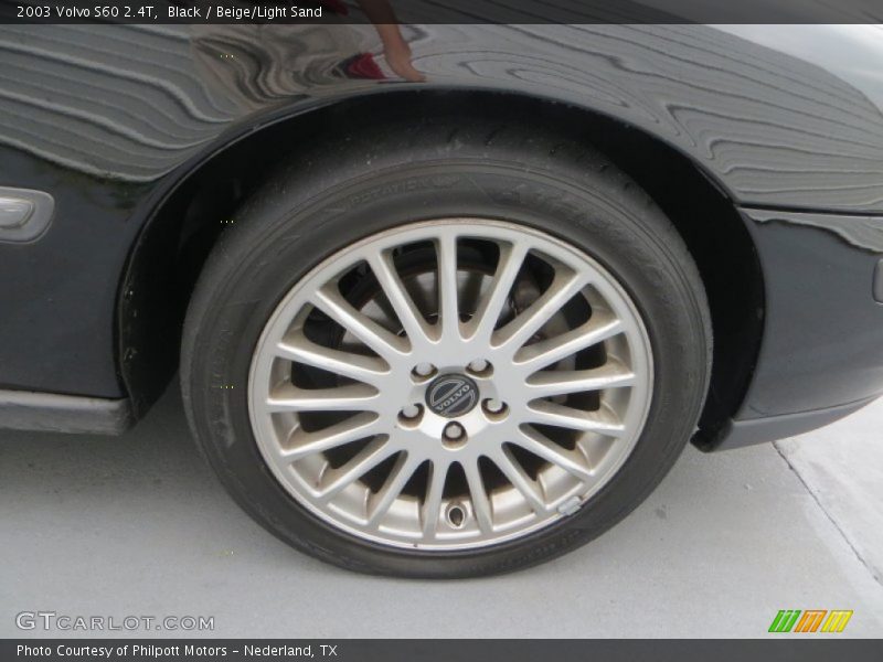 Black / Beige/Light Sand 2003 Volvo S60 2.4T