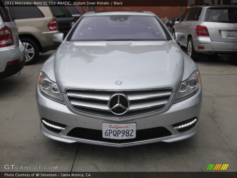 Iridium Silver Metallic / Black 2011 Mercedes-Benz CL 550 4MATIC