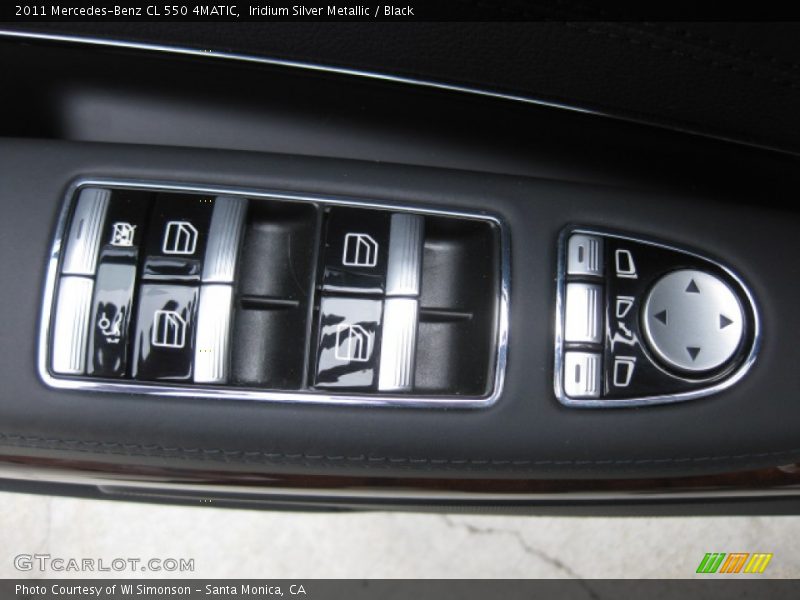 Iridium Silver Metallic / Black 2011 Mercedes-Benz CL 550 4MATIC