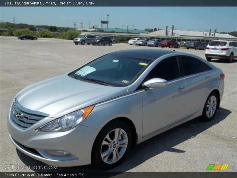 Radiant Silver / Gray 2013 Hyundai Sonata Limited