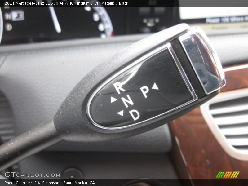 Iridium Silver Metallic / Black 2011 Mercedes-Benz CL 550 4MATIC