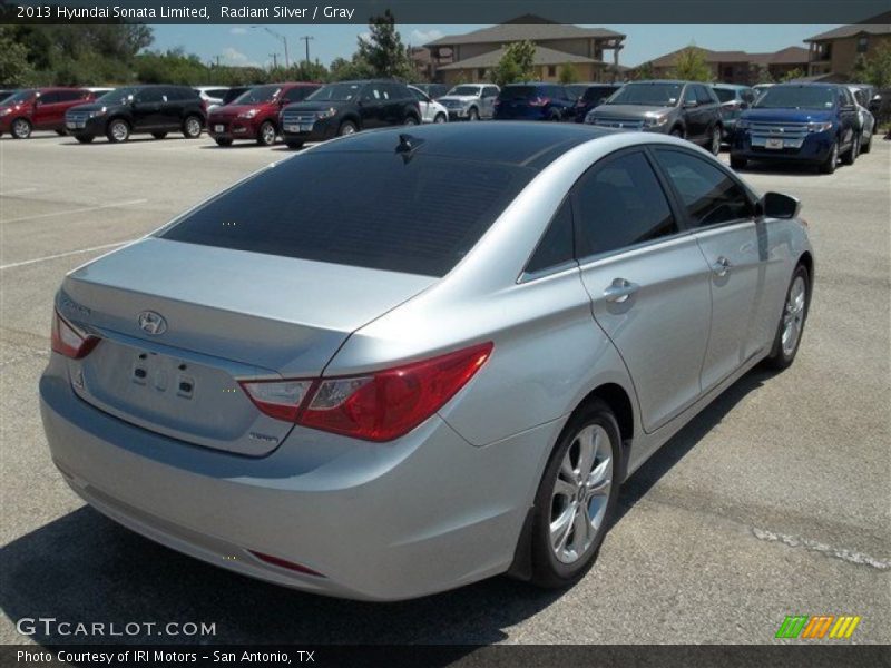 Radiant Silver / Gray 2013 Hyundai Sonata Limited