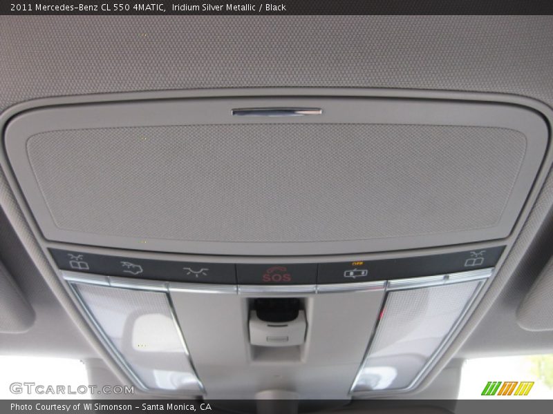 Iridium Silver Metallic / Black 2011 Mercedes-Benz CL 550 4MATIC