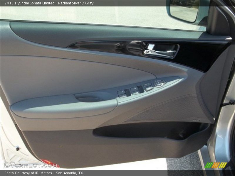Radiant Silver / Gray 2013 Hyundai Sonata Limited