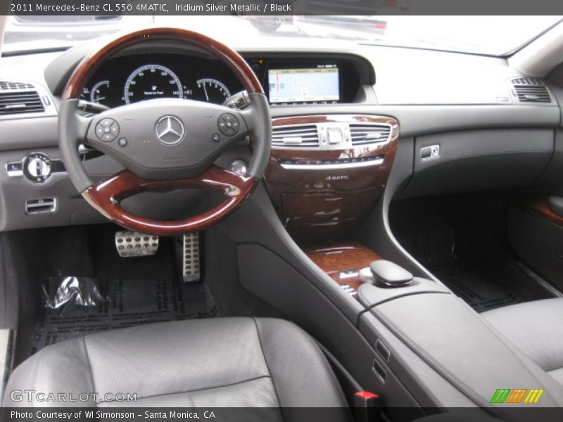 Iridium Silver Metallic / Black 2011 Mercedes-Benz CL 550 4MATIC