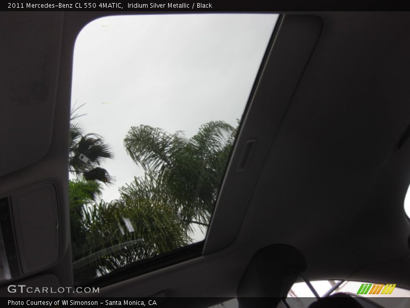 Iridium Silver Metallic / Black 2011 Mercedes-Benz CL 550 4MATIC