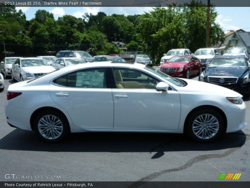 Starfire White Pearl / Parchment 2013 Lexus ES 350
