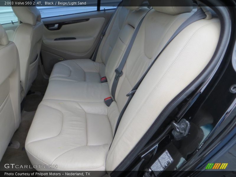 Black / Beige/Light Sand 2003 Volvo S60 2.4T