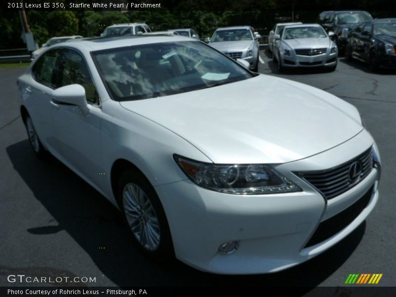 Starfire White Pearl / Parchment 2013 Lexus ES 350