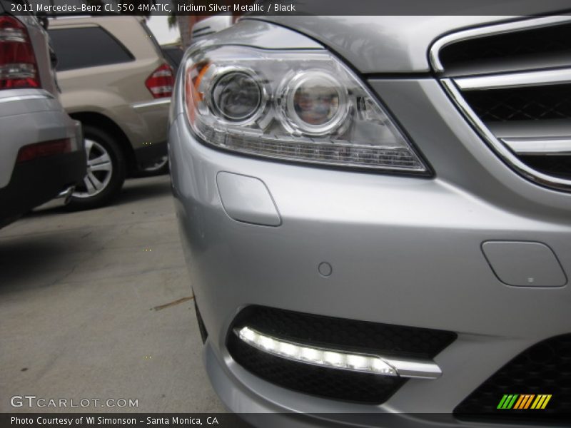 Iridium Silver Metallic / Black 2011 Mercedes-Benz CL 550 4MATIC