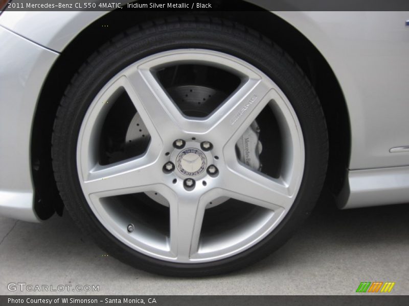 Iridium Silver Metallic / Black 2011 Mercedes-Benz CL 550 4MATIC