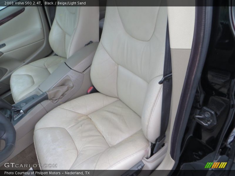 Black / Beige/Light Sand 2003 Volvo S60 2.4T