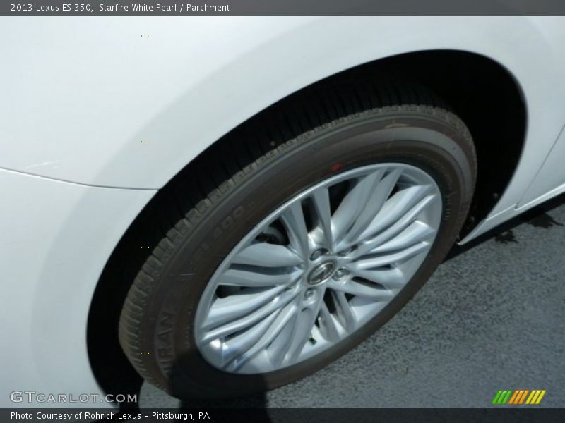 Starfire White Pearl / Parchment 2013 Lexus ES 350