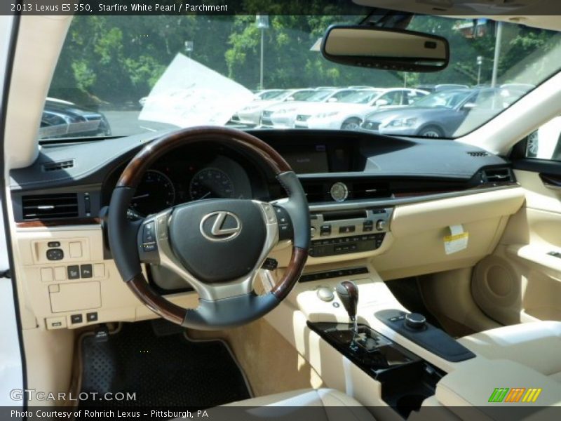 Starfire White Pearl / Parchment 2013 Lexus ES 350