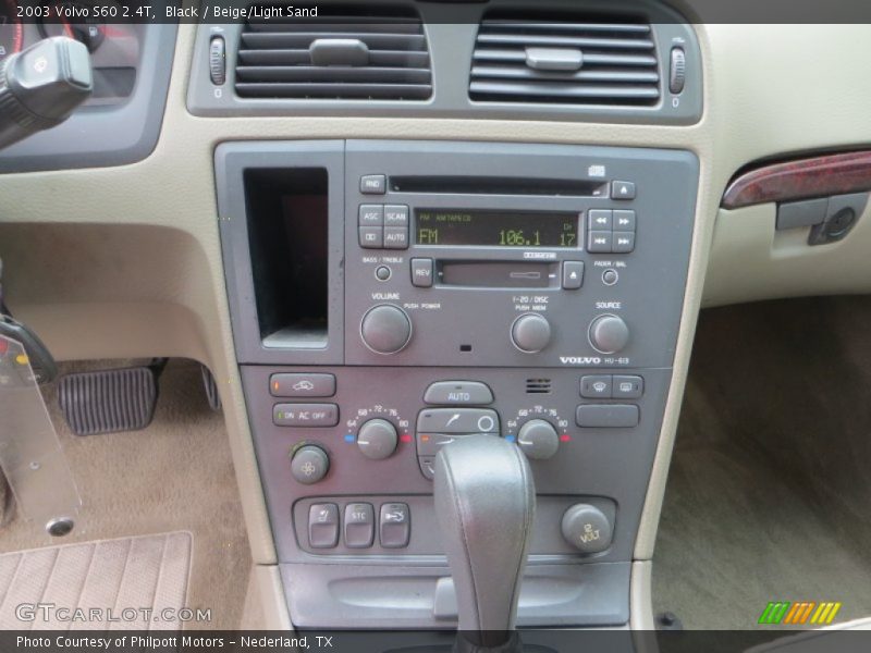 Black / Beige/Light Sand 2003 Volvo S60 2.4T