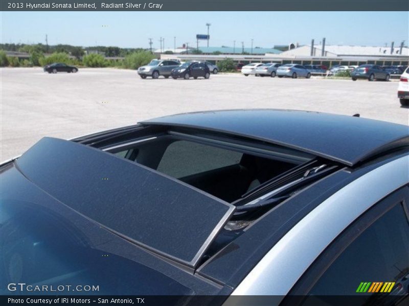 Radiant Silver / Gray 2013 Hyundai Sonata Limited