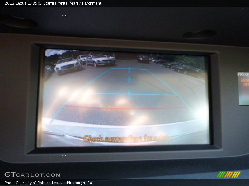 Starfire White Pearl / Parchment 2013 Lexus ES 350