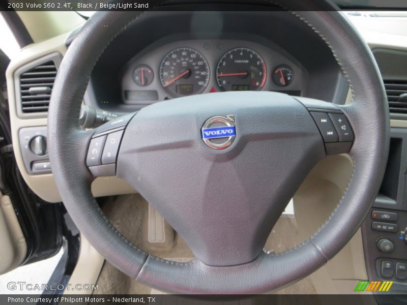 Black / Beige/Light Sand 2003 Volvo S60 2.4T