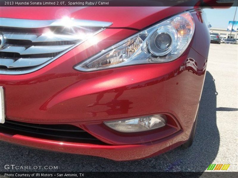 Sparkling Ruby / Camel 2013 Hyundai Sonata Limited 2.0T