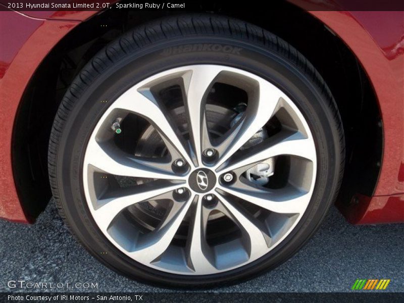 Sparkling Ruby / Camel 2013 Hyundai Sonata Limited 2.0T
