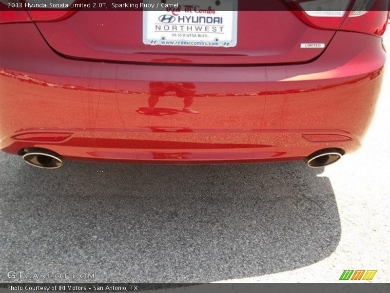 Sparkling Ruby / Camel 2013 Hyundai Sonata Limited 2.0T
