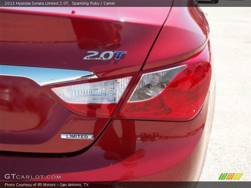 Sparkling Ruby / Camel 2013 Hyundai Sonata Limited 2.0T