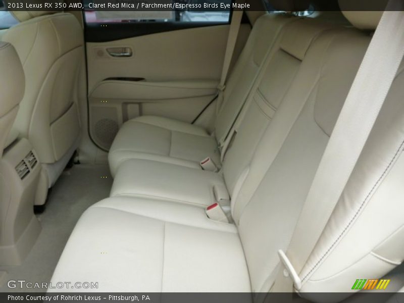 Claret Red Mica / Parchment/Espresso Birds Eye Maple 2013 Lexus RX 350 AWD