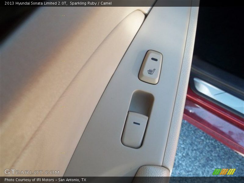 Sparkling Ruby / Camel 2013 Hyundai Sonata Limited 2.0T