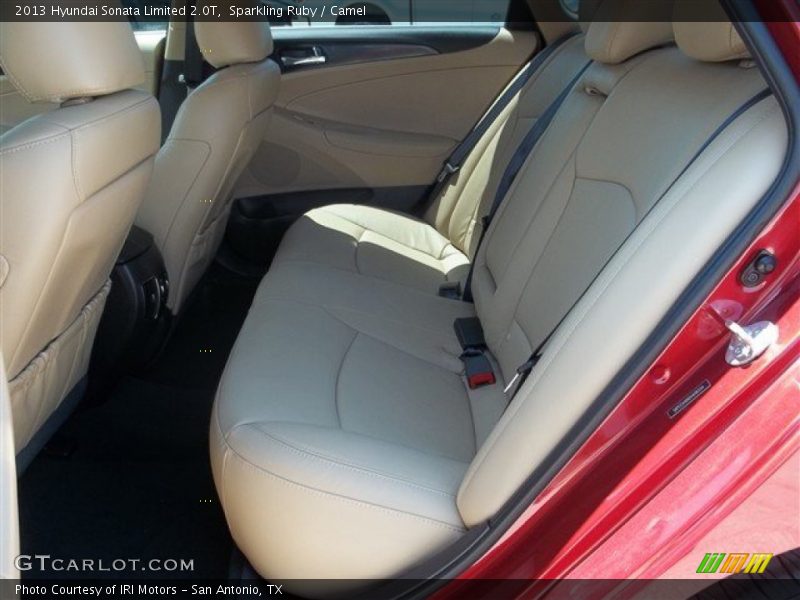 Sparkling Ruby / Camel 2013 Hyundai Sonata Limited 2.0T