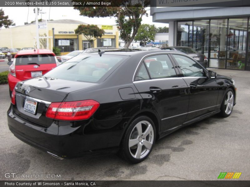 Black / Almond Beige 2010 Mercedes-Benz E 350 Sedan
