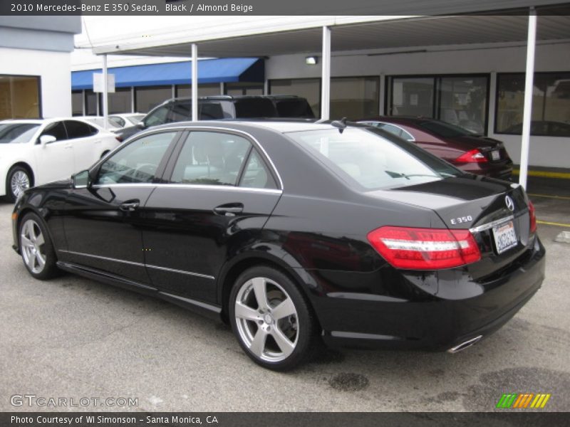 Black / Almond Beige 2010 Mercedes-Benz E 350 Sedan
