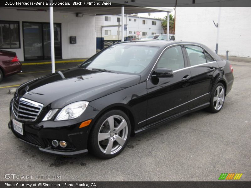 Black / Almond Beige 2010 Mercedes-Benz E 350 Sedan