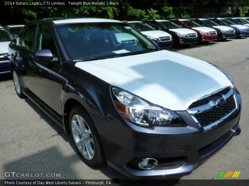Twilight Blue Metallic / Black 2014 Subaru Legacy 2.5i Limited