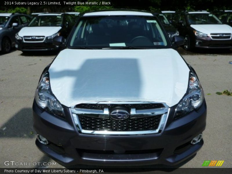 Twilight Blue Metallic / Black 2014 Subaru Legacy 2.5i Limited