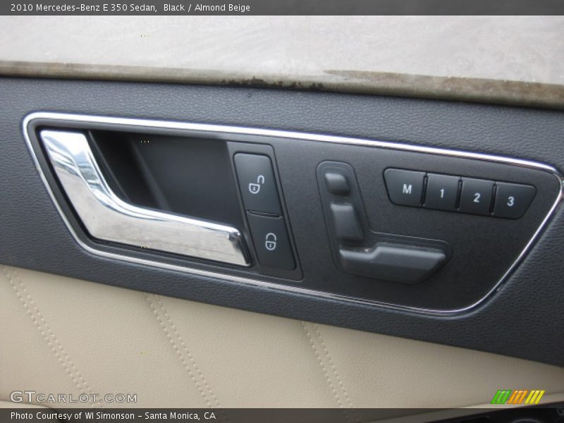 Black / Almond Beige 2010 Mercedes-Benz E 350 Sedan