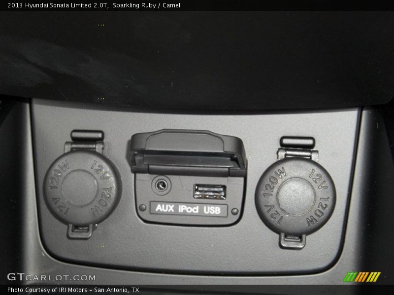 Sparkling Ruby / Camel 2013 Hyundai Sonata Limited 2.0T