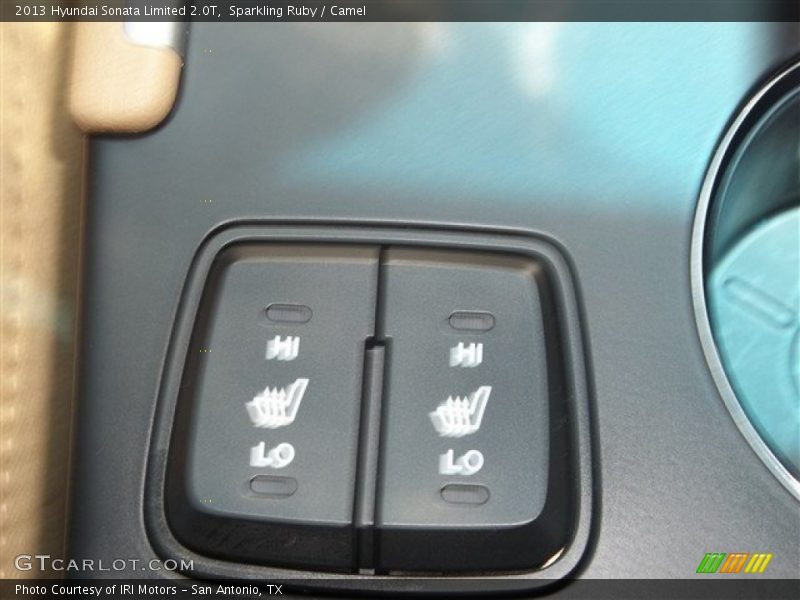 Sparkling Ruby / Camel 2013 Hyundai Sonata Limited 2.0T